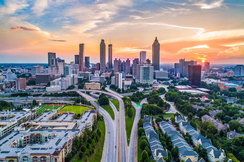 an aerial view of atlanta georgia